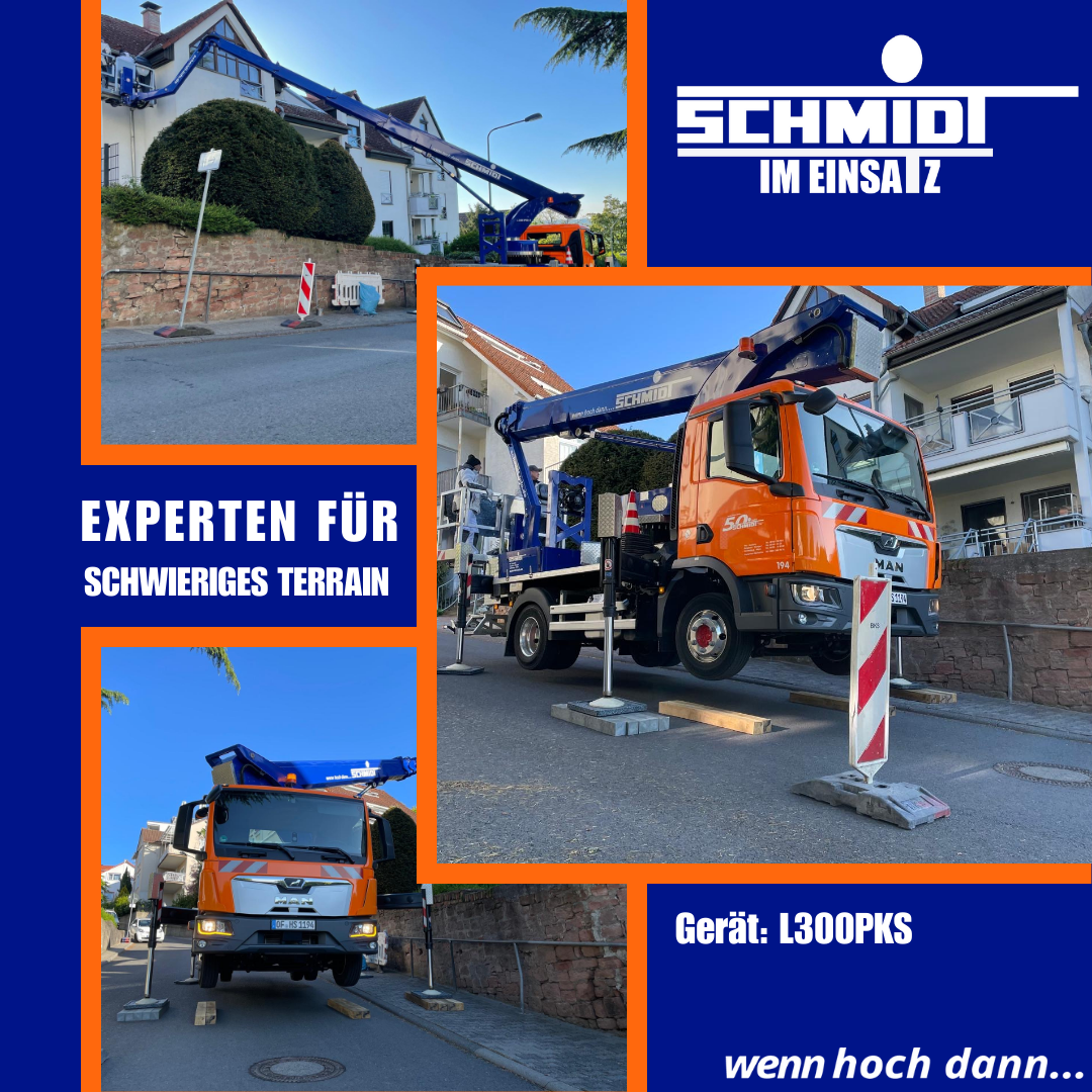 Unebene Straße? Kein Problem für unser Team!